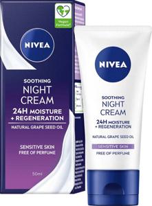 NIVEA Nattkräm Soothing Night Cream 50 ml produkt bild