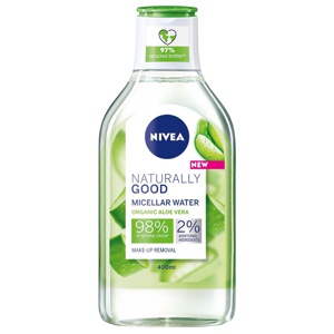 NIVEA Naturally Good Micellar water 400 ml produkt bild