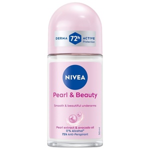 NIVEA Pearl & Beauty Roll-On Deodorant - 50 ml produkt bild