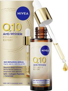 NIVEA Q10 Collagen Expert 3IN1 Repairing Serum 30 ml produkt bild