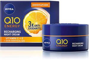 NIVEA Q10 Energy Recharging Night Cream produkt bild