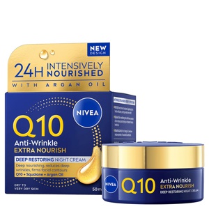 NIVEA Q10 Extra Nourish Night Cream 50 ml Produktbild