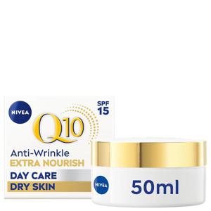 Nivea Q10 Extra näring återuppbyggande anti-rynk dagkräm SPF 15, 50 ml produkt bild