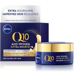 NIVEA Q10 Extra Nourish Night Cream 50 ml produkt bild