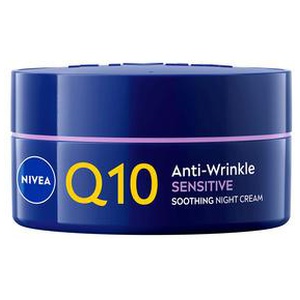 Nivea Q10 Sensitive Anti-Wrinkle Night Cream - 50 ml. produktbillede