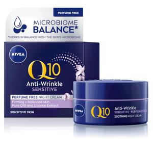 Nivea Q10 Sensitive Night Cream Nattkräm för känslig hy 50 ml produkt bild