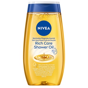 NIVEA Rich Caring Shower Oil 200 ml produktbilde