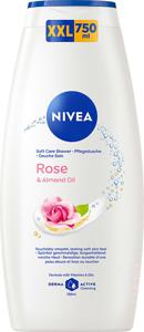 NIVEA Shower Creme Rose & Almond Oil XXL 750ml produkt bild