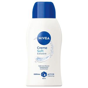 NIVEA Shower Creme Soft & Almond Oil Mini 50ml produkt bild