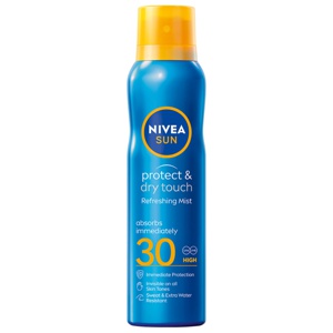 NIVEA Sun Dry Touch Aerosol Spray SPF30 200ml produktbilde