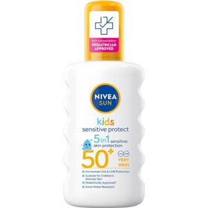 NIVEA SUN Kids Sensitive Protect Spray SPF50+ 200 ml Produktbild