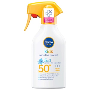 NIVEA SUN Kids Sensitive Protect Sun Trigger Spray SPF 50+ 250 ml produktbilde