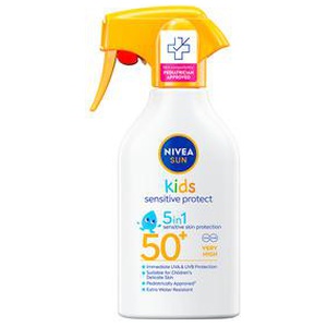 Nivea Sun KIDS Sensitive Protect Trigger Spray SPF 50+ 250ml produktbillede