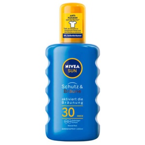 Nivea Sun Protect & Bronze Spray LSF 30, 200 ml Spray Produktbild