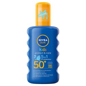 NIVEA SUN Protect & Care Kids Sun Spray SPF 50+ 200 ml produkt bild