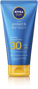 NIVEA Protect & Dry Touch Sun Cream-Gel SPF 30 200 ml produkt bild