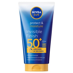 NIVEA SUN Protect & Moisture Invisible Finish Lotion SPF 50+ 150 ml Produktbild