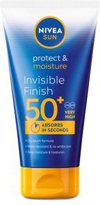 Nivea Protect & Moisture Invisible Finish SPF50+ - 150 ml. produktbillede