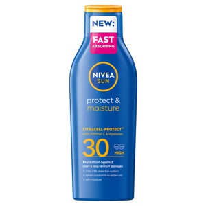 NIVEA Sun Protect & Moisture Lotion SPF30 200ml produktbilde