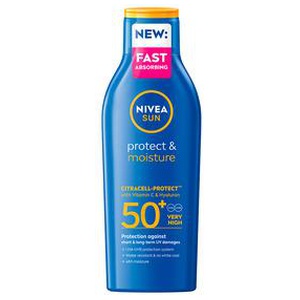 NIVEA Sun Protect & Moisture Lotion SPF50+ 200ml produktbillede