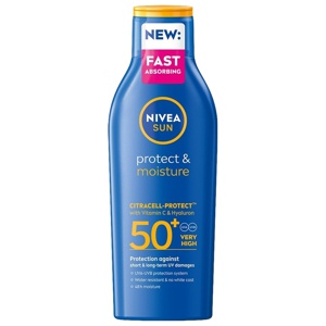 NIVEA Sun Protect & Moisture Lotion SPF 50+ 200 ml produktbilde