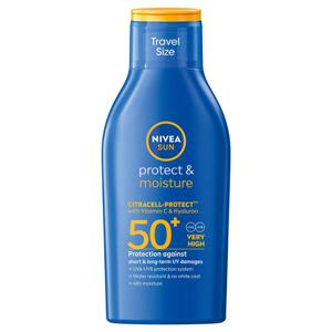 NIVEA SUN Protect & Moisture Sun Lotion SPF 50+ 100 ml produkt bild