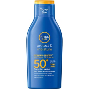 NIVEA SUN Protect & Moisture Sun Lotion SPF 50+ 100 ml Produktbild