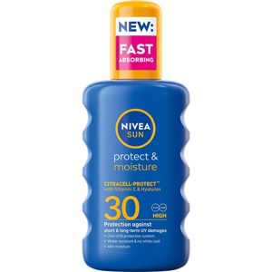 NIVEA SUN Protect & Moisture Sun Spray SPF30 200 ml Produktbild