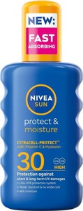 NIVEA SUN Protect & Moisture Sun Spray SPF30 200 ml produktbilde