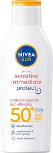 NIVEA Sun Sensitive Immediate Protect Lotion SPF50+ 200 ml produkt bild