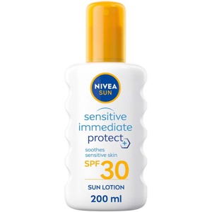 NIVEA SUN Sensitive Immediate Protect Soothing Sun Lotion SPF30 200 ml Produktbild