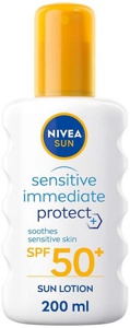 Nivea Sun Sensitive Protect Soothing Spray SPF 50+ - 200 ml. produktbillede