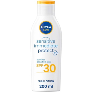 NIVEA SUN Sensitive Immediate Protect Sun Lotion SPF30 200 ml Produktbild