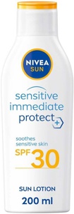 Nivea Sun Sensitive Protect Soothing Lotion SPF 30 - 200 ml. produktbillede
