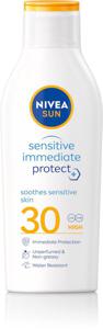 NIVEA Sensitive Immediate Protect Soothing Sun Lotion SPF 30 200 ml produkt bild