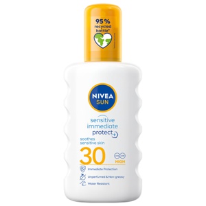 NIVEA Sun Sensitive Soothing Spray SPF30 200ml produktbilde