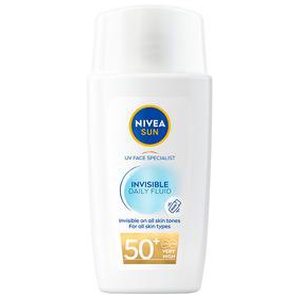 Nivea Sun UV Face Invisible Daily Fluid SPF 50+ 40 ml produktbillede
