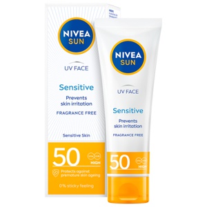 NIVEA Sun Face Sensitive cream SPF50 produktbilde