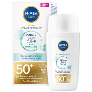 NIVEA SUN UV Face Specialist Derma Skin Clear SPF50+ 40 ml produktbilde