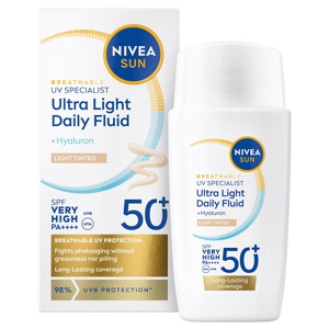 NIVEA SUN UV Face Specialist Ultra Light Daily Fluid Light Tinted SPF 50+ 40 ml Produktbild