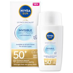 NIVEA UV Face Invisible Daily Fluid SPF 50+ 40 ml produkt bild