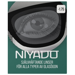 NIYADO Självhäftande Optiska Silikonlinser 1-par -1,75 produkt bild