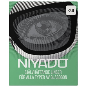 NIYADO Självhäftande Optiska Silikonlinser 1-par -2,0 produkt bild