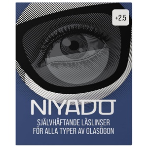 NIYADO&nbsp;Självhäftande Optiska Silikonlinser 1-par +2,5 produkt bild