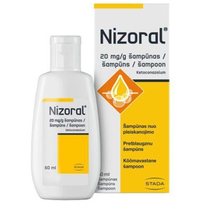 Nizoral šampoon 20mg/g 60ml toote pilt