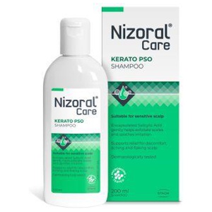 Nizoral Care Kerato PSO šampoon psoriaasile kalduvale peanahale 200 ml toote pilt