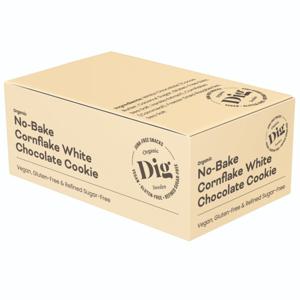 Dig No-Bake Cornflake White Chocolate Cookie 12 st produkt bild