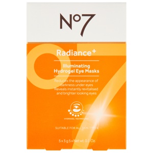 No7 Radiance+ Illuminating Hydrogel Eye Masks 5 st produkt bild