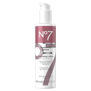 No7 Restore & Renew Cleansing Lotion 200 ml produkt bild