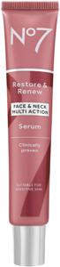 No7 Restore & Renew Multi Action Face & Neck Serum 30 ml produkt bild